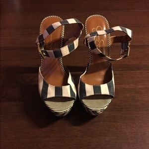 Jessica Simpson Nautical Platform Sandal